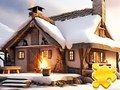 Игра Пъзел: Снежна къща  онлайн