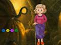 Игра Баба избяга от дяволската земя  онлайн