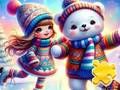 Игра Пъзел: Момиче на пързалката  онлайн