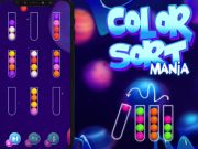 Игра Мания за сортиране на цветове  онлайн