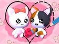 Игра Love Cat Draw Puzzle  онлайн