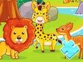 Игра Пъзел: Диви животни  онлайн