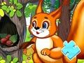Игра Пъзел: Скрий храна от катерица  онлайн