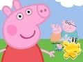 Игра Пъзел: Пепа със семейството  онлайн