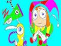 Игра Дигиталният цирк Paint Pomni  онлайн