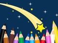 Игра Книжка за оцветяване: Падаща звезда  онлайн