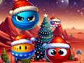 Игра Christmas Rush: Червени и приятелски топки  онлайн
