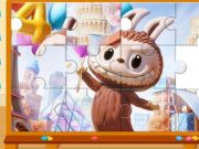 Игра Пъзел: Лабубу е зима онлайн