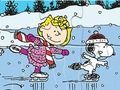 Игра Пъзел: Snoopy Skating  онлайн