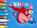 Игра Книжка за оцветяване: Super Patrick Star  онлайн