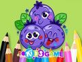 Игра Книжка за оцветяване: Blue Berry  онлайн