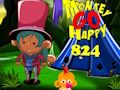 Игра Monkey Go Happy ниво 824  онлайн