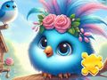 Игра Пъзел: Сладка синя птица  онлайн