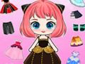 Игра Направи си сам обличане на кукла Chibi  онлайн