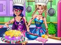 Игра Готварско състезание за супергерои  онлайн