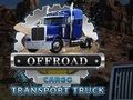 Игра Камион за офроуд превоз на товари  онлайн