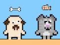 Игра Куче и котка  онлайн