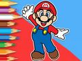 Игра Книжка за оцветяване: Mario Happy Skating  онлайн