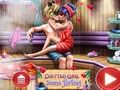 Игра Момиче на точки Сауна Флирт  онлайн