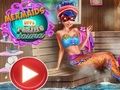 Игра Русалки bffs realife sauna онлайн