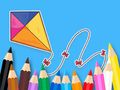 Игра Книжка за оцветяване: Bowknot Kite  онлайн
