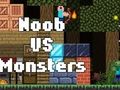 Игра Noob срещу Monsters онлайн Игра Noob срещу Monsters онлайн