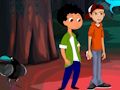 Игра Приятели Ужасяващо бягство от дивата природа  онлайн