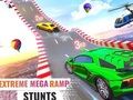 Игра Невъзможен каскадьор с кола с мега рампа  онлайн
