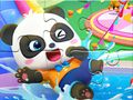 Игра Пъзел: Воден парк Baby Panda  онлайн