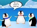 Игра Бягство на заплетени пингвини  онлайн