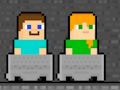 Игра Алекс и Стив Майнър за двама играчи  онлайн