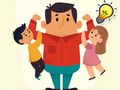 Игра Детски тест: Какво знаете за Деня на бащата?  онлайн