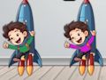 Игра Намерете ракетата на Вален  онлайн