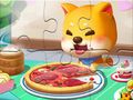 Игра Пъзел: Пица куче  онлайн