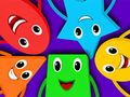 Игра Детски тест: Цветни фигури  онлайн