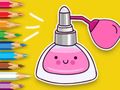 Игра Книжка за оцветяване: Бутилка за парфюм  онлайн