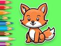 Игра Книжка за оцветяване: Baby Fox  онлайн