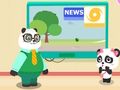 Игра Бебе Панда Безопасност при ураган  онлайн