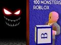 Игра 100 чудовища Roblox  онлайн