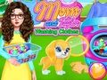 Игра Мама и Тейлър перат дрехи  онлайн