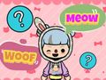 Игра Детски тест: Говорете с животни  онлайн