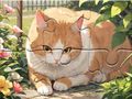 Игра Пъзел: Котешка градина  онлайн