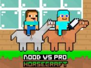 Игра Noob срещу Pro HorseCraft  онлайн
