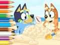 Игра Книжка за оцветяване: Bluey On The Beach онлайн Игра Книжка за оцветяване: Bluey On The Beach онлайн