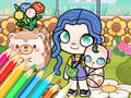 Игра Книжка за оцветяване: Avatar World Babycare  онлайн