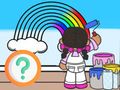 Игра Детски тест: Оцвети небето  онлайн