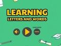 Игра Изучаване на букви и думи  онлайн