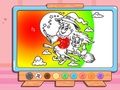 Игра Книжка за оцветяване: Хелоуин малка вещица  онлайн