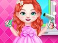 Игра Фризьорски салон Baby Bella Braid  онлайн