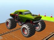 Игра Мега рампа Monster truck  онлайн